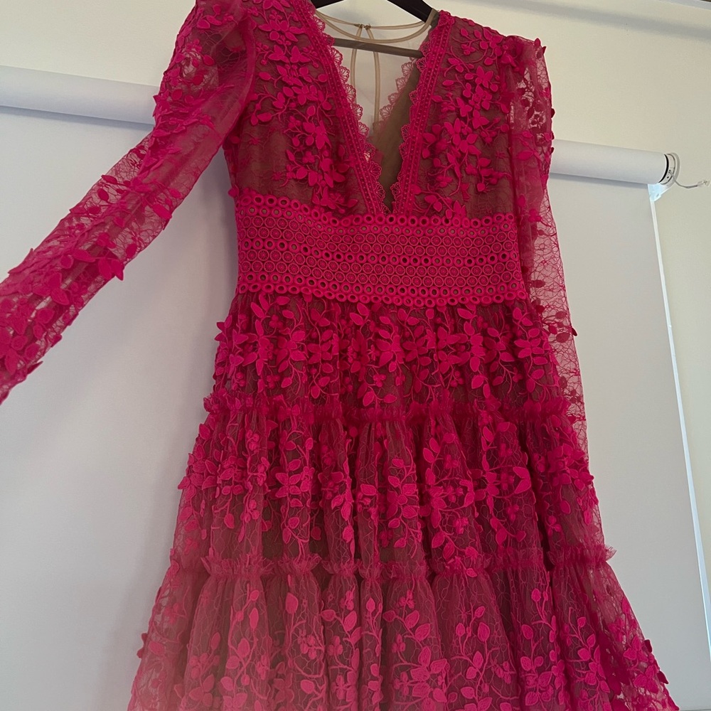 Bronx and Banco Megan Fuchsia Mini Dress - Picture 4 of 6